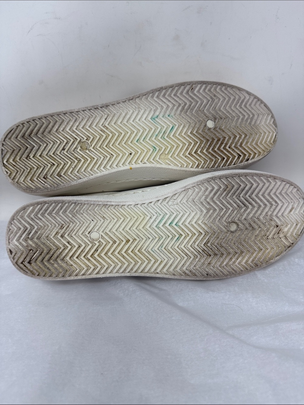 Vintage Havana Carla Calf Hair Leopard Star White Low Top Sneaker Taupe size 7.5 - Picture 6 of 12
